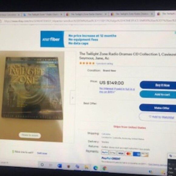 The Twilight Zone . Radio Dramas . {4} Disc Set . Collection 1 - Picture 3 of 4